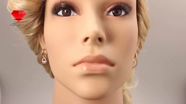 Bije.ru: Серьги с золотым покрытием и кристаллами Swarovski Neuza (Неуза) смотреть онлайн