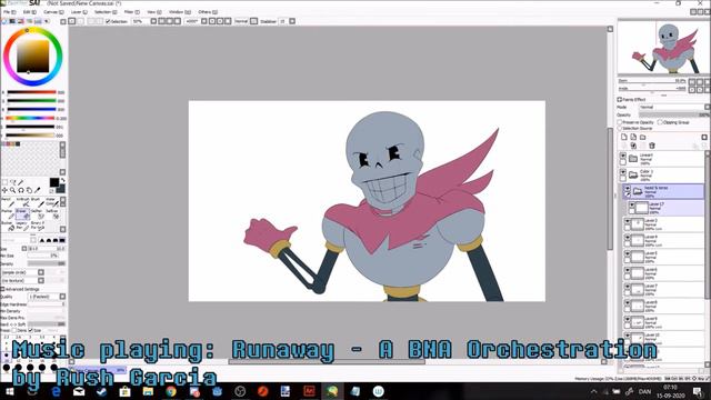 No Sans in this Undertale Prompt Prompt Day #3 (Papyrus)| Speedpaint! смотреть онлайн