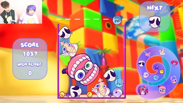 AMAZING DIGITAL CIRCUS But It's SUIKA WATERMELON GAME!? (IMPOSSIBLE)