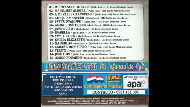 Benito Martínez Lesme - Amigo Eduardo (Polka Instrumental) - (M) Benito Martínez Lesme смотреть онлайн