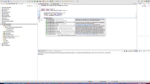 hibernate part - 2 how to save an entity (Amharic) смотреть онлайн