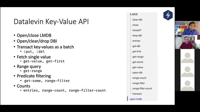Datalevin - simple durable Datalog database to embed in Clojure stateful apps - Huahai Yang смотреть онлайн