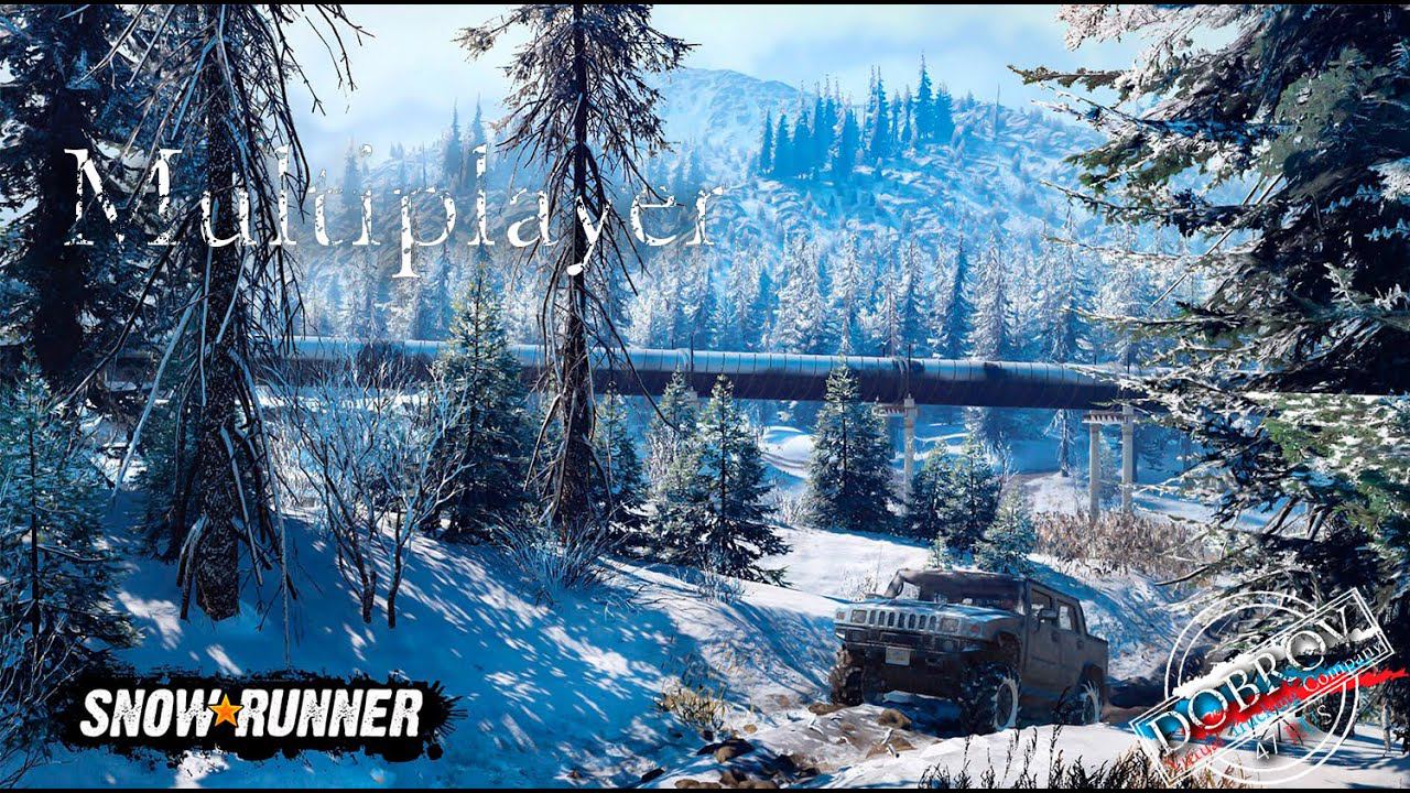 Продолжаем катать в SnowRunner Multiplayer смотреть онлайн