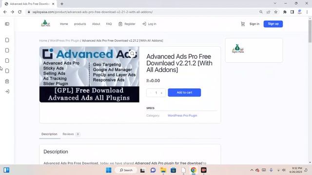 Advanced Ads Pro /Ad Manager & AdSense Plugin/WordPress Plugin/Free plugin/2023 /Nepali language смотреть онлайн