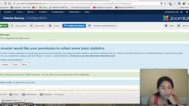 Instalacion de Akeeba Backup смотреть онлайн