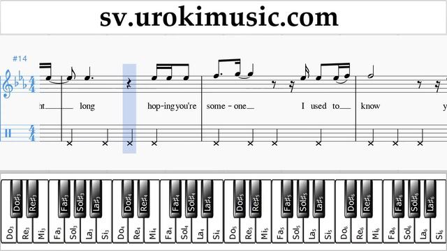 Lär Dig Spela Piano (höger hand) Adele - When We Were Young Tabs Nybörjare Del 2 um-i492 смотреть онлайн