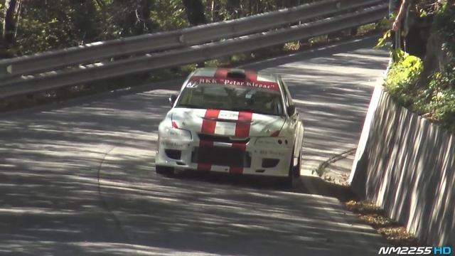 Mitsubishi Lancer EVO Hillclimb Monster in Action! - LOUD Backfires & Sounds! смотреть онлайн