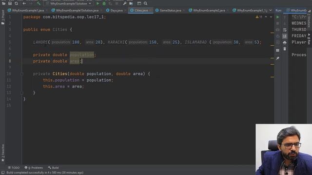 Lec17.3 - How to add methods and attributes in Enum constants смотреть онлайн