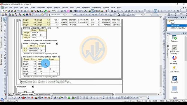 Two-Way ANOVA | Factorial Analysis | Grouped Bar Graph with Standard Error in OriginPro #anova смотреть онлайн