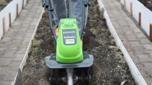 Аккумуляторный культиватор Greenworks G40TL (27087): обзор и тест