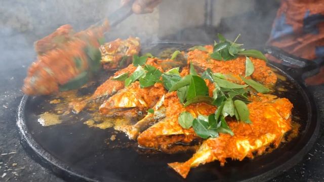 Coconut Shell Jet Flame!! INDIAN JUNGLE FOOD in Kozhikode! | Kerala, India! смотреть онлайн