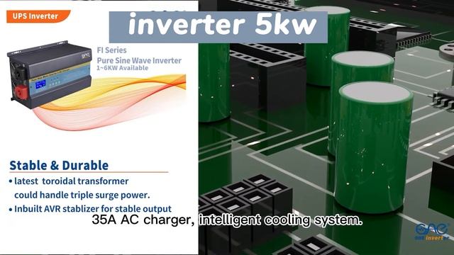 12V 24v 48v To 220V 1kw 3kw 5kw Pure Sine Wave Inverter(FI Series 1-6kw)