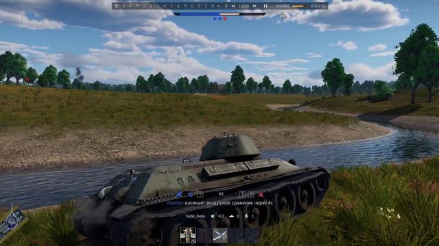 War Thunder T34-57 Killing Spree смотреть онлайн