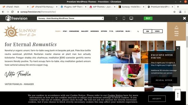 Sunway - Hotel Booking WordPress Theme | Guest House Resort Website Theme смотреть онлайн