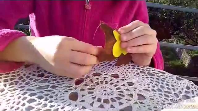 Олень. Игрушка на ёлку. Мастер-класс с Аней. смотреть онлайн