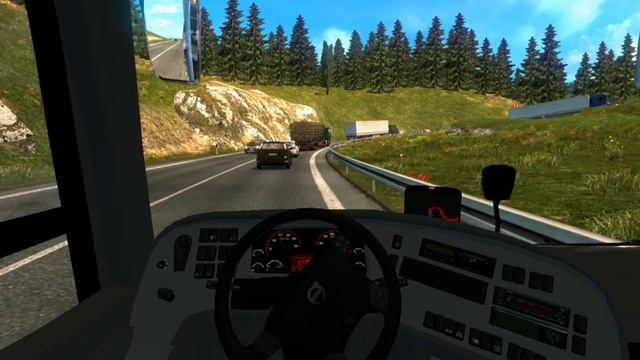 BUS driving | #1 | shivneri | Volvo 9800 | Euro truck simulator 2 | new mod | смотреть онлайн