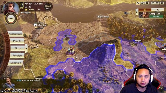 Playing As Lu Bu Hard Mode Campaign Romance Of The Three Kingdoms XIV | Warlords Scenario Part 1 смотреть онлайн