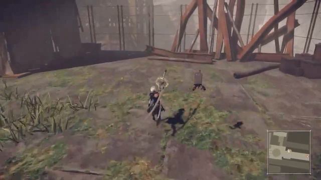 NieR:Automata Playthrough | No Commentary Gameplay | CLOSE SHAVE (Part 1) смотреть онлайн