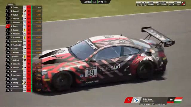 Assetto Corsa Competizione | The SimZone | 1 hour of Misano | PC смотреть онлайн