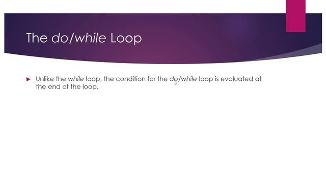 Java do while loops смотреть онлайн