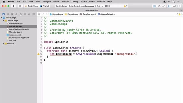 Working with Sprites - Beginning SpriteKit - raywenderlich.com смотреть онлайн