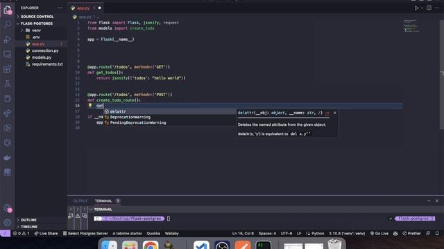 Flask and PostgreSQL (CRUD) смотреть онлайн