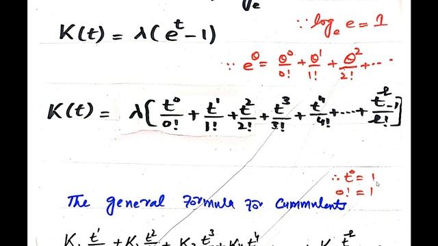 Cummulent generating function in Poisson distribution смотреть онлайн