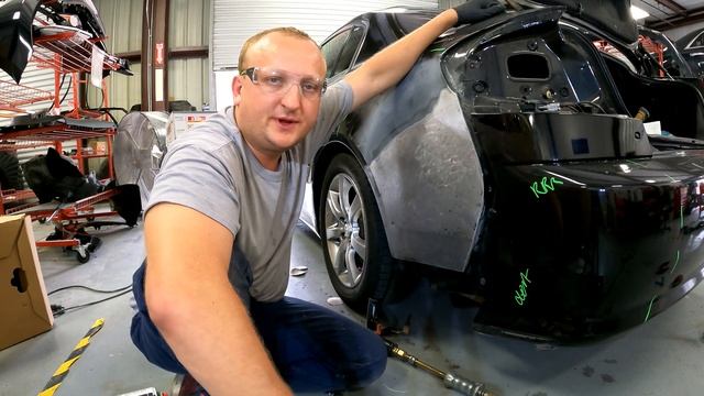 Infinity G35 Quarter panel repair. VG Autobody смотреть онлайн