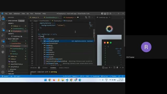 Complete Guide to ReactJS: Pages, Components, Router, Event Handlers, State & Props смотреть онлайн