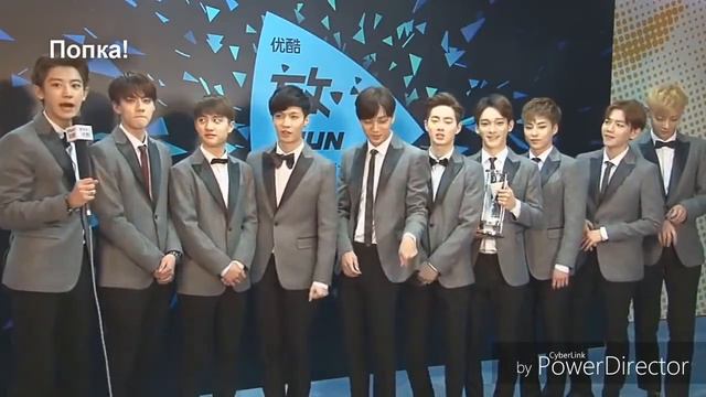 EXO ГОВОРЯТ НА РУССКОМ~ попка)))пытаются сказать пока смотреть онлайн