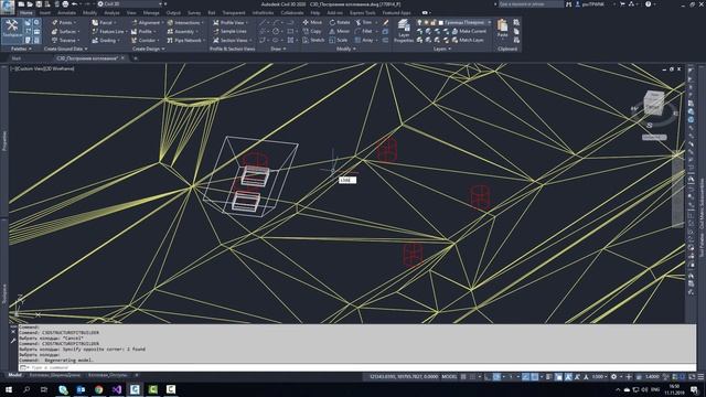 Civil 3D_Построение котлованов колодцев