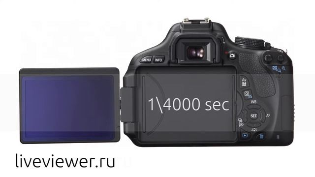 Canon 600D работа затвора