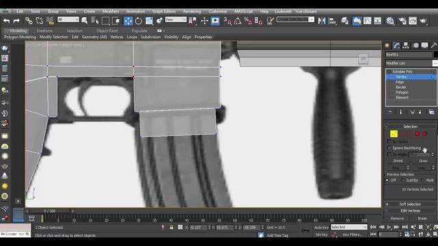 Modeling & texturing - gun - 3ds max - Substance painter tutorial part - 1 смотреть онлайн