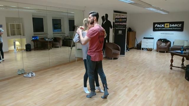 Balance exercise for beginners Kizomba Urban Kiz /Packndance Laboratory смотреть онлайн