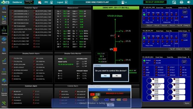 ATS Wind Plant Control & Monitoring System Demo смотреть онлайн