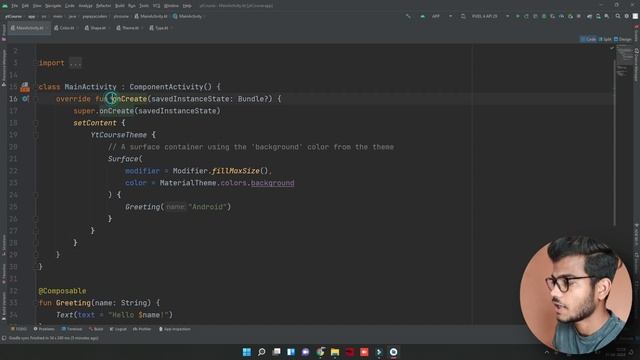 Hello world in jetpack compose смотреть онлайн
