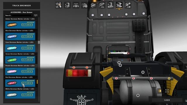 ETS2 (1.31) | tuning mod "Kelsa Lightbars for DAF XF 105 & 106" v1.7 by Obelihnio - review смотреть онлайн