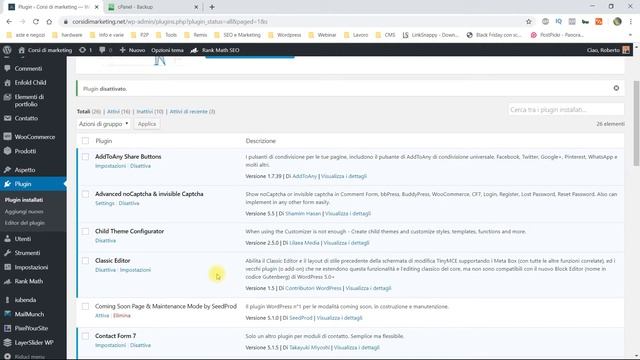 Aggiornare Wordpress alla 5.3. Backup e nuove funzionalità смотреть онлайн