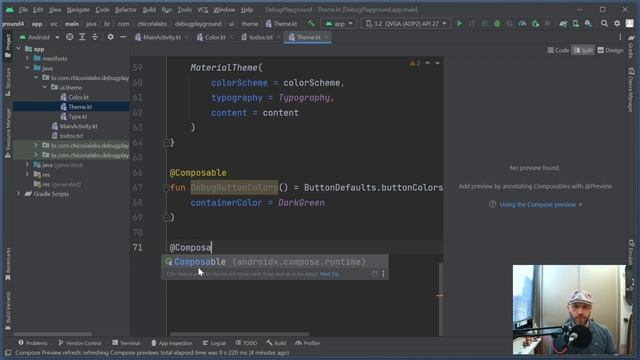 Meu primeiro app com Jetpack Compose (Android/Kotlin) смотреть онлайн