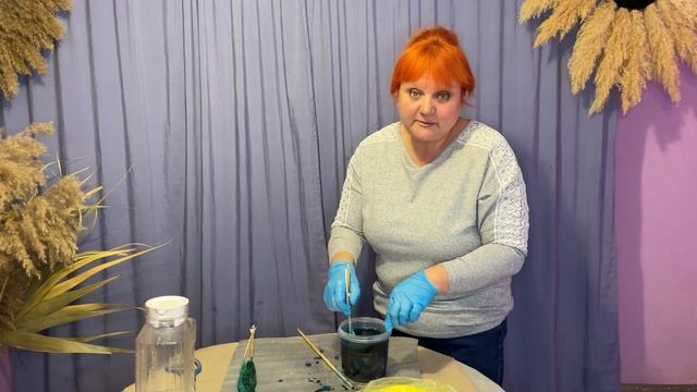 Цветной тростник покраска тростника как покрасить пампасную траву окрашивание сухоцветов смотреть онлайн