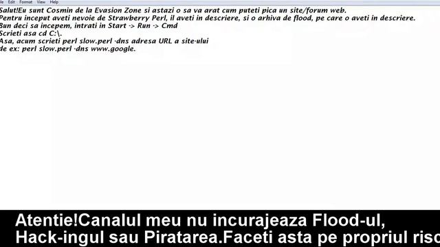 [Tutorial]Cum sa pici un Site/Forum [PERL CMD 100%] смотреть онлайн