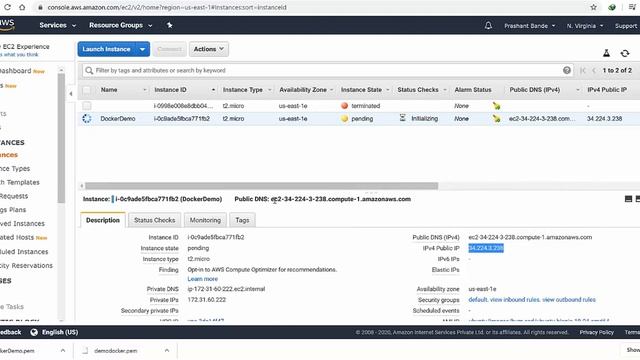 Docker - How to create EC2 instance for our docker and docker-compose installation смотреть онлайн