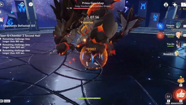 Raiden x Yae Mono Electro & Yoimiya Vape - 3.0 Spiral Abyss Floor 12 смотреть онлайн