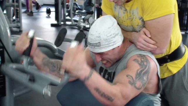 тренинг рук Горай Владимир  22 6 2013 трицепс машина