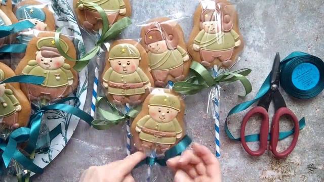 Пряники в детский сад на 23 февраля🌸 смотреть онлайн