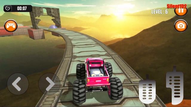 Ultimate Monster Truck: 3D Stunt Racing Simulator - Android Gameplay смотреть онлайн