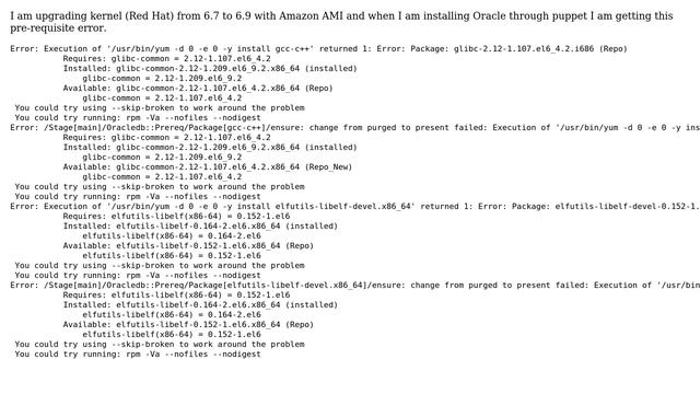 DevOps & SysAdmins: Kernel upgrade and Oracle prerequisites error смотреть онлайн