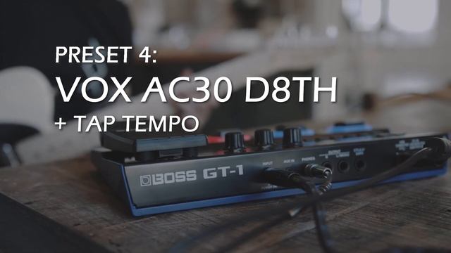 BOSS GT1 VOX AC30 PATCHES - PACK 1 | FREE AMBIENT PATCH смотреть онлайн