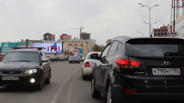 Нижний Новгород, Крупская, Средной рынок напротив ТРЦ НЕБО смотреть онлайн