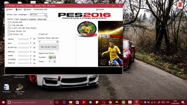 Save game editor para PES 2016 xbox 360 смотреть онлайн